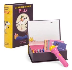 livre lampe à histoires Billy l'école des loisirs Moulin Roty